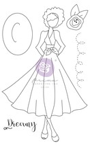 Prima Marketing Julie Nutting Mixed Media Cling Rubber Stamp-Aisha. - $40.38
