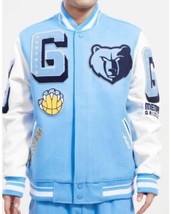 Pro Standard Memphis Grizzlies Varsity Jacket Wool Bomber Jacket - £131.80 GBP