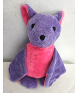 Albertsons Animal Junction Russ Bat Plush Stuffed Toy Purple Pink Wings - £33.47 GBP