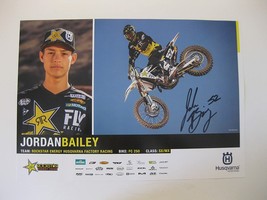 Jordan Bailey supercross motocross signed autographed 11x17 Poster COA.... - £77.31 GBP