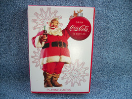 Coca Cola Collectible Playing Cards Bicycle Brand 2008 Holiday Santa Claus  - $3.50