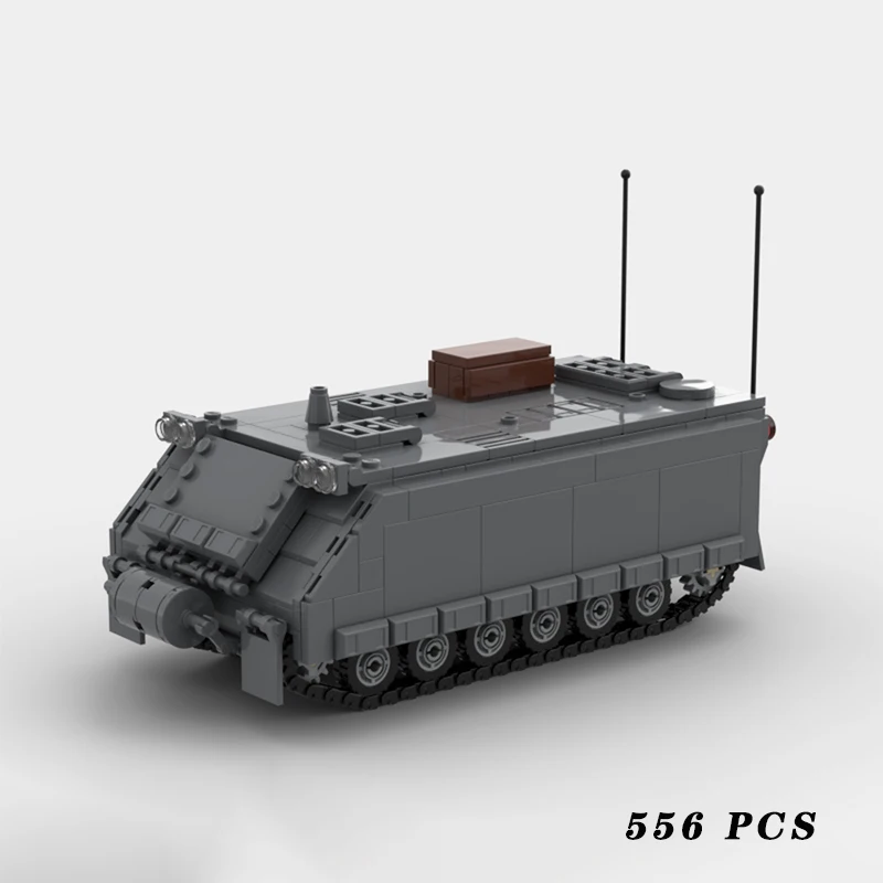 WW2 Military Equipment M113 Fully Tracked Armored Vehicle MOC Building Block - £71.32 GBP+