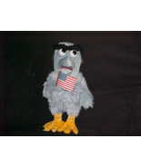 12&quot; Muppet Vision 3D Sam Eagle Bean Bag Plush Toy With Tags By Jim Henson - £320.50 GBP