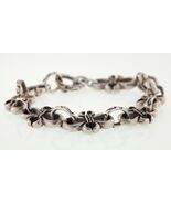 Herren Gothic Stil Sterling Silber Armband 9 &quot; Lang, Biker/Rocker Schmuck - $8,252.64 MXN
