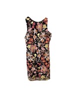 Sam Edelman Women&#39;s Black Dress Multi-colored Embroidered Floral Design ... - $38.20 CAD