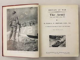 1943 Vintage Wwii Britian At War Army Book M Hancook M7 Japan Italy Egypt Africa - £27.50 GBP
