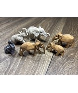 Miniature Elephant Figurines Lot of 6 - €13,73 EUR