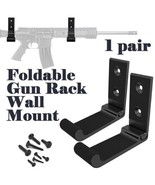 1 Pair Gun Rack Wall Mount Rifle Hook Gun Holder Installed on Wall Safe ... - $6.83 CAD