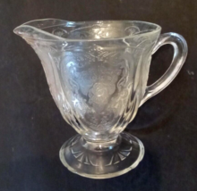 Hazel Atlas Royal Lace Creamer Clear Depression Glass Cream Pitcher - $8.85