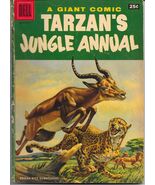 TARZAN&#39;S JUNGLE ANNUAL #5 (1956) Dell Giant - Jesse Marsh art G-VG - $15.03 CAD