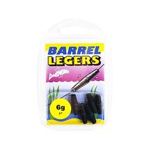 Dinsmores Non-Toxic Barrel Leger Sinker - Black, 6 g  - $7.00