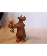 Vintage 1993 Cast Art Figurine Baby Bear With Dad and Dirty Diaper 6.5” ... - £30.66 GBP