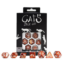 Q Workshop Cats Dice Set 7pcs - Muffin - $42.84