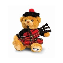 Keel Toys 19cm Scottish Piper Hug Me Bear  - £19.30 GBP