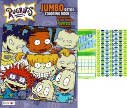 Rugrats - Jumbo Retro Coloring &amp; Activity Book + Award Stickers and Charts - £5.49 GBP