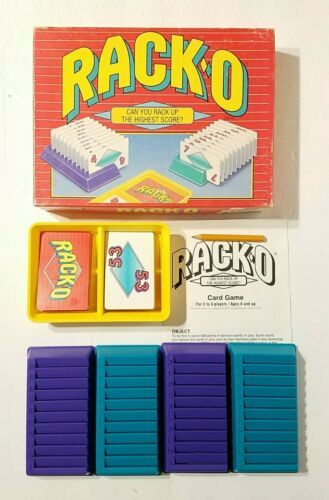 Rack-O Card Game 1992 Milton Bradley Co. #40073 Complete in Original Box EUC! - $21.99