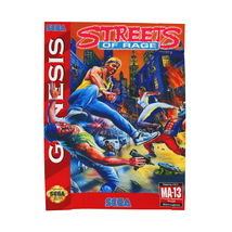 Streets Of Rage 1991 Sega Genesis Box Retro Video Game Fleece Blanket  - £33.76 GBP+