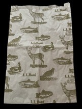 HTF LL BEAN Paper Store Bag Prop Display Graphic Large 21”x14” 1980s Vin... - $15.92