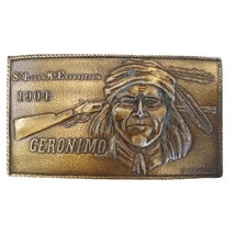Vintage Geronimo 1904 Limited Edition MM Limited Chicago Belt Buckle - £23.34 GBP