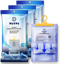 Dry &amp; Dry 3 Packs Moisture Absorbers Dehumidifiers - £17.56 GBP