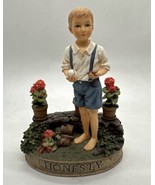 Vintage Virtues “Honesty” Boy With Ball Demdaco Figurine Kathy Killip 2003 - £25.69 GBP