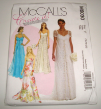 MCCALLS M6030 WEDDING/ BRIDESMAID DRESS/ FORMAL pattern  Size 16-20 Uncut - $165.85 MXN