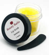 Jasmine Lip Scrub handmade exfoliating sugar scrub gift for her Natural ... - $8.04