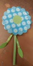 Hallmark Self stick Notes Blue Paper Flower with pencil 80 sheets notes - £5.80 GBP
