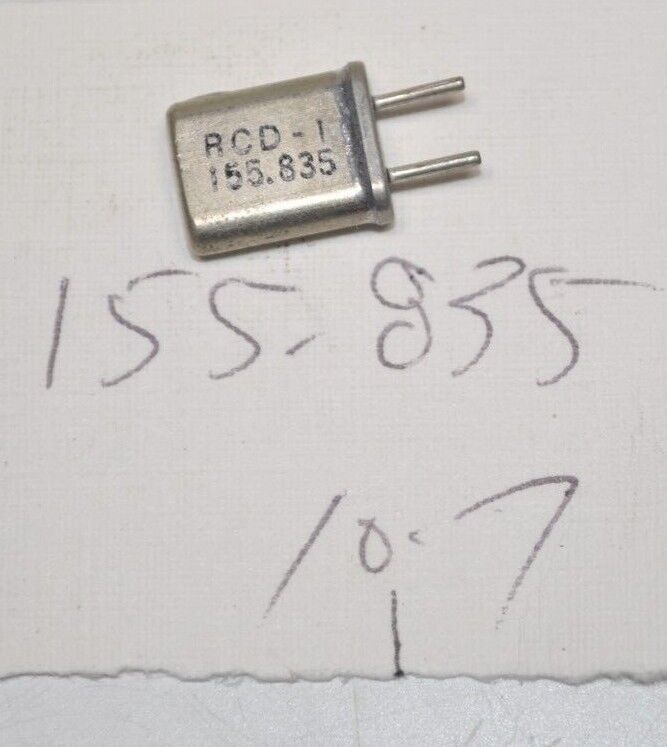 Vintage Scanner Radio Crystal - 155.835 MHz / 10.7 iF / HC-25/U - $9.89