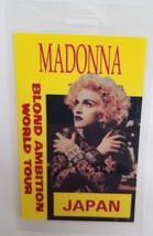 Madonna - Vintage 1990 Original Tour Concert Laminate Backstage Pass - £15.84 GBP