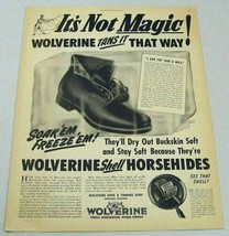 1948 Print Ad Wolverine Shell Horsehide Boots, Shoes Rockford,MI - £11.02 GBP