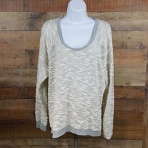 Nine West Vintage America Collection Sweater Womens Size XL Ivory TD16 - £8.51 GBP
