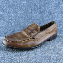 Rockport M76444 Men Loafer Shoes Brown Leather Slip On Size 10 Medium - £23.38 GBP