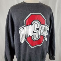 Champion Eco Fleece Ohio State Buckeyes Sweatshirt Large Gray Crew Neck Big Ten - $17.99