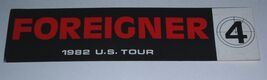 Foreigner Band Bumpersticker Vintage 1982 U.S. Tour - $29.99