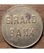 Narberth, Pennsylvania PA Girard Bank Parking Trade Token - $9.49