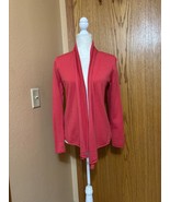 Ann Taylor Factory open Front Cardigan Cerise Long Sleeve Sm NWT My Cost... - $36.50
