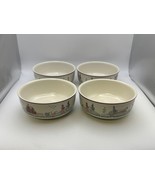 Set of 4 Villeroy &amp; Boch AMERICAN SAMPLER Soup / Cereal Bowls - $196.37 CAD