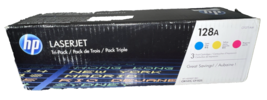 Hp 128A Tri-Pack CF371AM Yellow NEW~SEALED - $38.00
