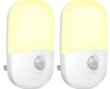 Plug In Motion Sensor Dimmable Night Light, Soft Warm White Led Nightlig... - $18.99