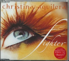 Christina Aguilera - Fighter / (Remix) / Beautiful (Remix) 2003 Eu Promo Cd - $16.13