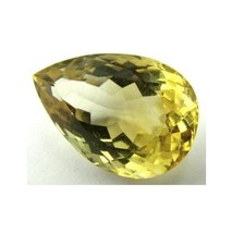 8.7Ct Naturel Citrine Jaune Sunella Poire Coupe Vvsi Pierre Précieuse - £14.27 GBP