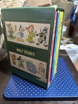 VTG The Wonderful Worlds of Walt Disney 4 Book Boxed Set Golden Press 1965 - £39.07 GBP