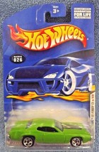 2001 Hot Wheels #26 First Editions 14/36 1971 PLYMOUTH GTX Green w/Chrome 5 Sp - £5.23 GBP