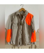 Filson man Left Handed Shooting Hunting Shirt S Long Sleeve Button Up Ca... - $1,803.04 MXN