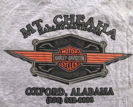 Harley Davidson T-Shirt Mt. Cheaha Harley Davidson Oxford, Alabama Men&#39;s... - £16.56 GBP