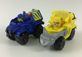 Paw Patrol Dino Rescue Chase Police Cruiser Rubble True Metal Toy Spin Master - $16.78