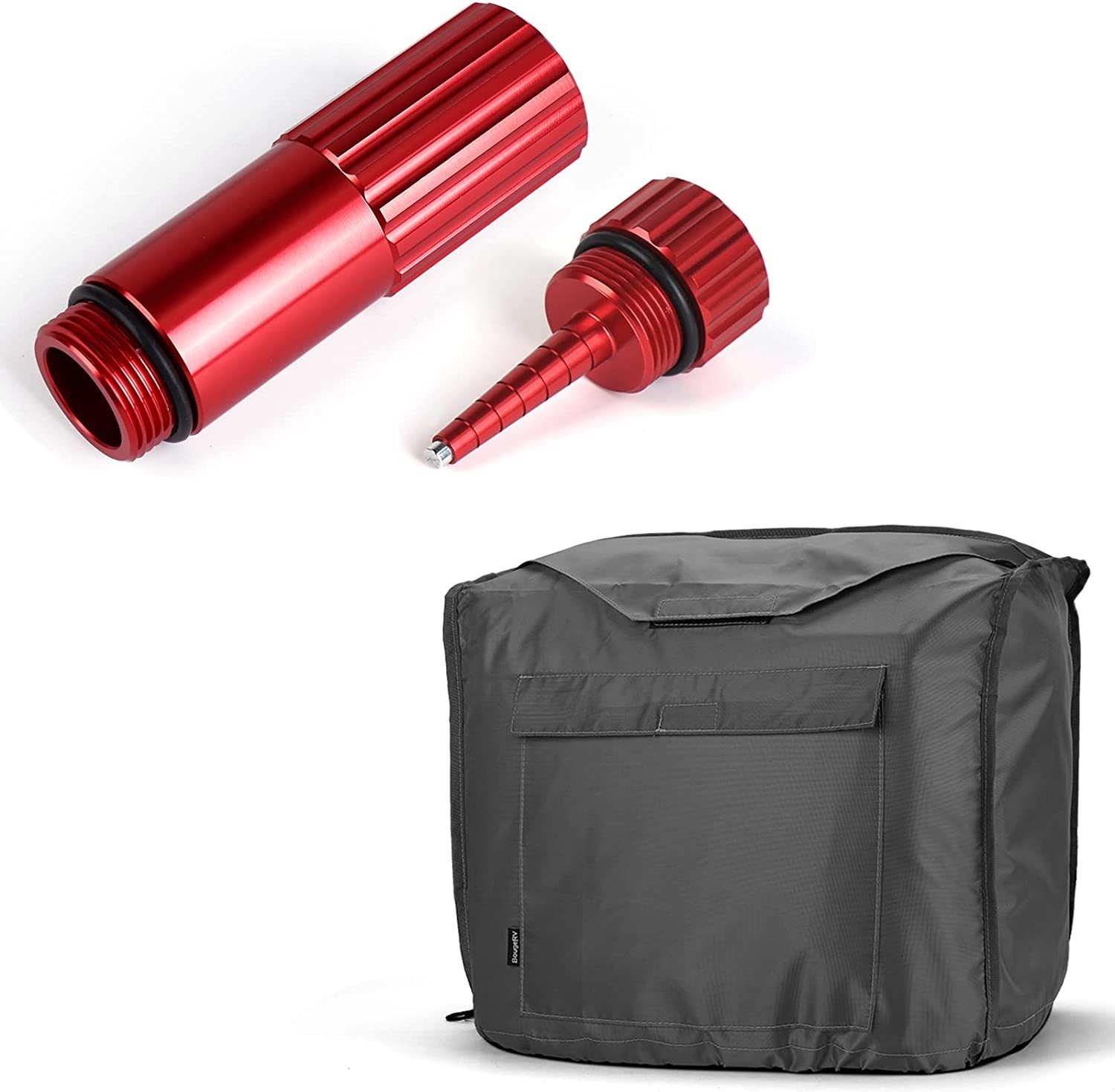 Bundle Two Items: Bougerv Generator Oil Funnel And Oil Dipstick And Generator - $50.99