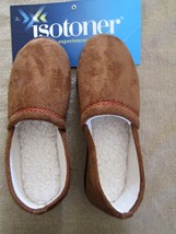 NWT Women Isotoner Slippers Cognac Flats Suede Slippers W/Defects By Size 7.5-8  - £10.34 GBP