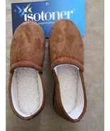 NWT Women Isotoner Slippers Cognac Flats Suede Slippers W/Defects By Siz... - £10.18 GBP